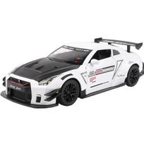 1/24 Skyline Ares Nissan GTR R34 R35 Alloy Sports Car Model Diecast Metal Racing Car Model Simulation Sound Light Kids Toys Gift balta