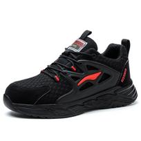 Fashion 6KV Insulated Shoes For Men Safety Shoes Anti-smash Anti Puncture Work Sneakers Men Breathable Protective Shoes Work Boots Male 38