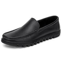Fashion Classic Brand Men's Genuine Leather Shoes Office Business Shoes Men's Casual Shoes Hollow Breathable Men's Driving Shoes 37