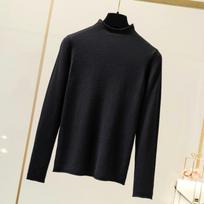 Autumn Round Neck Base Knitted Sweater Women Long Sleeve Fashion Winter Clothing Elegant Slim Pullovers Sweaters Women Solid Casual Jumpers Tops 25492 One Size juoda
