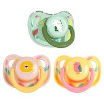 3Pcs Pet Dog Silicone Pacifier Rotatable Detachable Portable Pet Calming Chew Toy Small Soft white