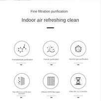 HEPA Filter Screen Replacement Air Filter for Dyson HP00 HP01 HP02 HP03 DP01 DP03 Bladeless Air Purifier CHINA white