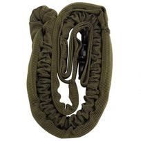 Elastic Soft Tactical Military Pet Puppy Dog Leash Traction Rope Belt Strap žalia