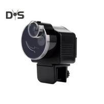 60 ml automatinis žuvų tiektuvas, skirtas akvariumo automatiniam žuvų ėdalo dozatoriui Baterija veikiantis žuvų tiektuvas žuvų vėžlių rezervuarui A black