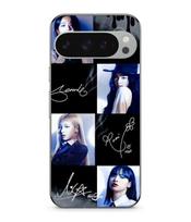 Case - MANIACASE - Google Pixel 9 Pro - Soft - Black - Blackpink signature photo pattern juoda