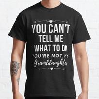 Plus Size S-3XL You Can't Tell Me What To Do Printed T-shirt Men's Tops Fashion Clothes Tees S juoda