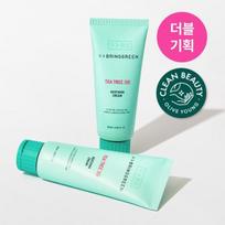 Bring Green Arbatmedžio Cica Raminantis Kremas Plius 100ml+100ml Dvigubas Specialus 100ml single item blue