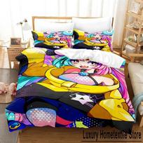 Anime Kawaii Girs Iono Bedding Set Single Twin Full Queen King Size Bed Set Adult Kid Bedroom Duvet cover Sets For Home Textiles 70x133cm 2pcs