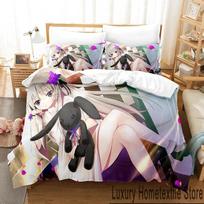 Anime Yosuga No Sora Bedding Set Boys Girls Twin Queen King Size Duvet Cover Pillowcase Bed boys Adult Home Textileextile 70x133cm 2pcs