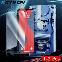 KEYSION Tempered Glass Full Cover for Xiaomi Redmi 14C HD Transparent Phone Screen Protective Glass Film for Xiaomi POCO C75 for POCO C75 juoda
