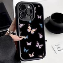 Telefono dėklas, skirtas iPhone 11 13 12 14 15 16 Pro Max 7 8 Plus XR XS Max Samsung A55 S24 S23 A02S Redmi 9 13C 9A 10 A3 OPPO A15S A16 A17 A18 A38 A53 A54 A31 SamSung M40S juoda