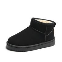 Waterproof Snow Boots Women's Fur Integrated with Plush Cotton Shoes Casual Student Winter Women's Boots 36