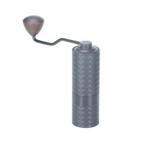 Upgrade Manual Coffee Grinder CNC Professional Stainless Steel Diamond Adjustable Manual Burr Coffee Bean Grinding gray