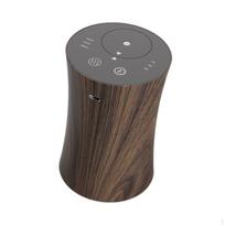 Compact Essential Oil Diffuser for Car, Mini Scent Device Home and Office Dark Wood Grain