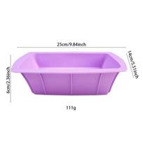 1Pc Silicone Bread Loaf Pan Cake Mold Nonstick Silicone Homemade Loaf Bread Toast Mould Kitchen Accessories Pastry Tool 1 pink