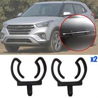 2Pcs For Hyundai Creta 1G 2G 2016 2017 2018 2019 - 2024 Auto Glove Box Organizer Lock Pencil Tray Clips Fixed Rivet New gray