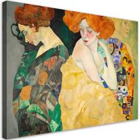 Canvas print, Abstract women - G. Klimt 60x40 auksinė