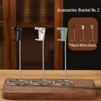 Compact Electric Milk & Egg Frother - Handheld Whisk & Beater for Creamy Coffee and Smooth Mixtures brown