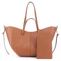 Luxury Brand Handbag Tote Bag for Women PU Leather Shoulder Bag Purse Design Large Capacity Totes Top Handle Hobo Shopper Bag brown