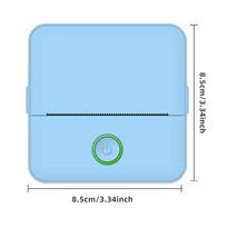 Portable Wireless Bluetooth Mini Label Printer for Students white
