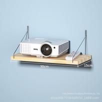 Indoor Wall Mount Bedside Projector Tray, Punch-Free Bracket 30_15cm balta