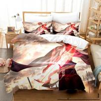 Anime Fate EXTRA Saber Nero Bedding Set Boys Girls Twin Queen Size Duvet Cover Pillowcase Bed Kids Adult Home Textile AU Single 140x210cm