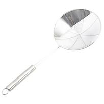 Extra Fine Mesh Strainer Hot Pot Scoop Spaghetti Spider Kitchen Utensil Colander 37.5X14X3CM white