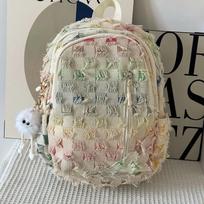 Women's travel backpack with niche  small backpack  internet celebrity  gradual change  original fashion