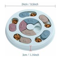 Hot Sale Dog Food Hiding Bowl, Slow Food Training, Dog Educational Toy To Relieve Boredom, Interactive Educational Feeding Toy mėlyna