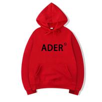 Hoodie Tide Brand Ader Sweater Fleece Sweater Women'S Loose Casual Hooded Pullover Sweater Men'S Spring And Autumn XS raudona