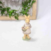 C arrot Resin Bunny Dekoratyvinis Velykų Gyvūno Statula Tulpės Gėlė Miegamojo Svetainės apdaila