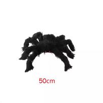 50/75/90/125cm Black Scary Giant Spider Huge Web Halloween Decoration Props Haunted House Holiday Outdoor Creative Decoration