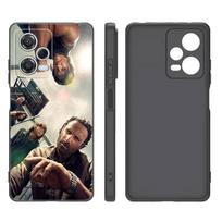The Walking Dead Black Silicone Phone Case For Xiaomi Redmi Note 9 10 11 11S 11T 12 13 Pro 5G Plus 9S 10S 12S Redmi Note 11 Pro black