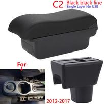 For Renault Duster Armrest 2012-2018 For Nissan Terrano 3 Duster Oroc Car Armrest Box Curved Surface leather Simple instal