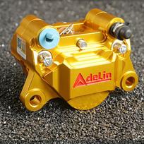 Adelin ADL 28 Kalto aliuminio lenktyninio motociklo 34 mm stūmoklio galinio diskinio stabdžio suportas 84 mm skirtas MSX125 NIU N1 BWS RS100 GTR M3 auksas