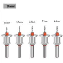 Limit Countersink Drill Bit Set Adjustable Tapered Countersunk Drill Bit Set Alloy Steel Round Shank Wood Countersink Drill Bit Round&5pcs ruda