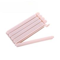 New Sturdy and Moisture-proof 5 Sealed Snack Food Clips, Plastic Bag Food Sealing Clip white