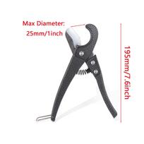 KMT 7.6inch PVC Pipe Cutter to Cutting 0-1' (25mm) PVC,PPR Plastic Pipes,Ratcheting PVC Pipe Cutter with Sharp Steel Blade and E