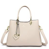 Moteriškas prabangus odinis rankinis per petį, crossbody, moteriška mada, didelės talpos, prekės ženklo Shopper, Messenger, Totes gray