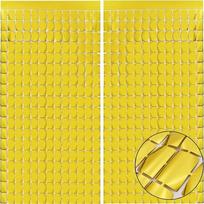 2Pcs Shimmer Wall Backdrop, Square Backdrop Curtain 100x200cm Streamer Backdrop for Party Decorations auksas