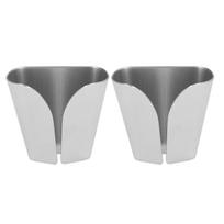 Stainless Steel V Type Towel Hook Brushed Finish Waterproof Hand Towel Hook Hanger for Kitchens and