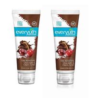 Everyuth Naturals Švarus ir lengvas šokoladinis vyšnių šveitiklis nuo įdegio, 50 g (Pakuotėje 2 vnt)