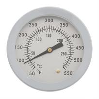 50~550 Farenheito laipsnių Grilio BBQ rūkyklės termometras Temperatūros matuoklis Analoginis ciferblatas Dvigalaė skalė gray