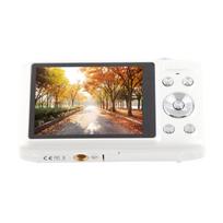 4K Digital Camera for Teens 58MP HD 2.88 Inch IPS Screen 16X Zoom Autofocus Pocket Compact Camera balta
