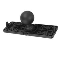 Fish Finder Mount Plate Universal 1.5 Inch Ball Boat Electronic Fish Finder Holder for Garmin for black