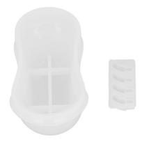Bathtub Storage Resin Molds Easy Demoulding DIY Epoxy Casting Silicone Molds for Storage Keychain white
