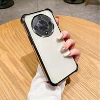 For Honor Magic6 Lite Case Honor X9B Phone Cover Honor X50 Phone Case Soft Bumper Shockproof Protect Cover Clear electroplate Honor Magic6 Lite white