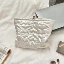 Korean PU Love Clutch Bag Women's Cosmetic Bag Makeup Pouch Skincare Products Storage Bag Coin Purse Travel Cosmetic Organizer