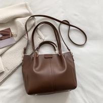 Retro Niche Design Portable Large-Capacity Bag Female Tide Commuter Tote Bucket Bag ruda