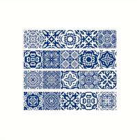 20pcs Classic Flower Textured Tile Wall Stickers Ecorative Tile Stickers Waterproof Self-Adhesive Removable and Easy To Clean Window Stickers 20pcs